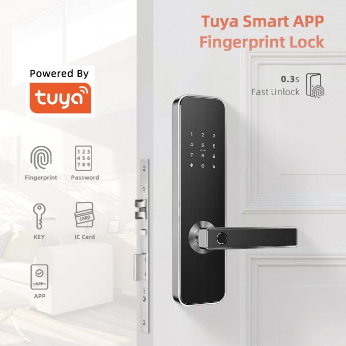 บลูทู ธ ล็อคประตูอัจฉริยะ Tuya App ระบบควบคุมสำหรับใช้ในบ้าน 0