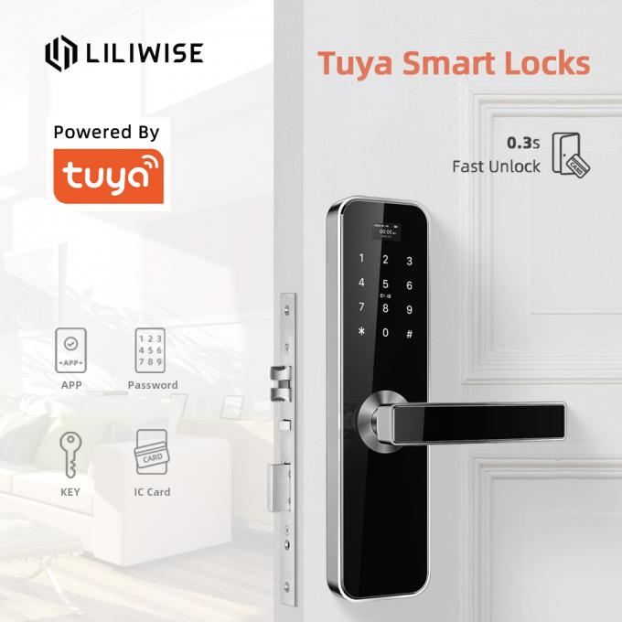 ล็อคประตูอิเล็กทรอนิกส์รหัสผ่าน Tuya ล็อคประตูสมาร์ทสำหรับโรงแรมพาร์ทเมนท์โฮมออฟฟิศอาคารล็อค 0