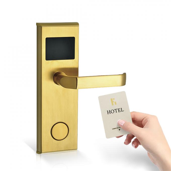ล็อคประตูสแตนเลส 304 บัตร, บัตร RFID Keyless ล็อคประตูโรงแรม 0
