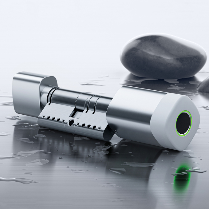 Liliwise Fingerprint RFID Card ล็อคประตูกันน้ํา ปรับ WiFi BLE Tuya Ttlock ล็อคกระบอกสมาร์ท สําหรับเปลี่ยนเครื่องจักรกลเก่า 1