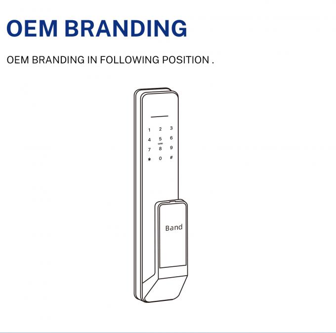 ลิลลิวิส ดีไซน์ใหม่ล็อคอัตโนมัติเต็ม ล็อคลายนิ้วมือดิจิตอล อิเล็กทรอนิกส์ ล็อค Tuya APP TTlock Smart Door Lock 36