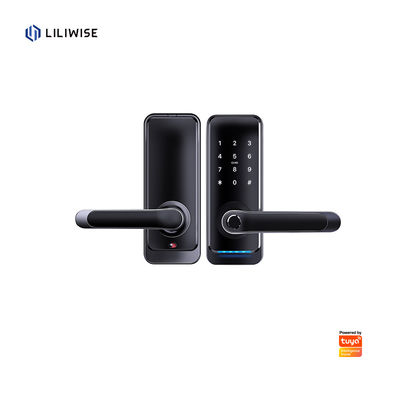 Smart Door Lock with Biometric Fingerprint 200 Capacity MF1 Card Support for 35-75mm Doors