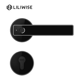 ประตูลายนิ้วมือเรสซิเดนซ์ / กระบอกสูบ WiFi Bluetooth APP Smart Electronic Door Lock