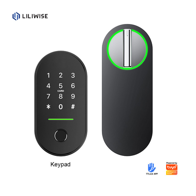 Liliwise Hot Selling Lock Smart Home Indoor Tuya Ttlock ความปลอดภัย ล็อคดิจิตอล Wifi Smart Lock พร้อม Keyless