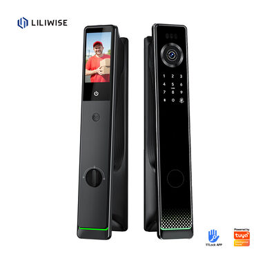 Liliwise Fechadura Digital Tuya Intelligente Cerradura Wifi ความปลอดภัยไร้สายรหัสผ่านไม่มีกุญแจ ล็อคประตูสมาร์ท พร้อมกล้อง