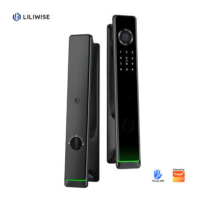 ลิลิวิส อัตโนมัติเต็ม ลักชัวร์ อิเล็กทรอนิกส์สมาธิ การเข้าประตูล็อค Wifi Ble ทาลายนิ้วมือ Tuya TTlock Smart Door Lock กับกล้อง