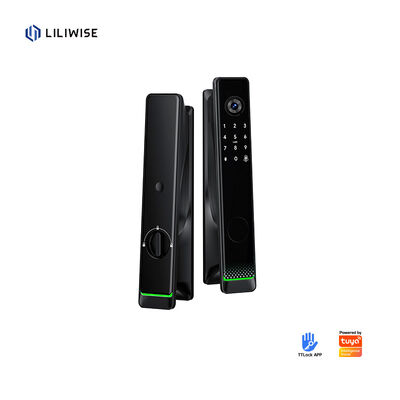 Liliwise Tuya Ttlock ล็อคชีวภาพอัตโนมัติ ล็อค RFID Card Wifi App Ble Fingerprint ล็อคประตูสมาร์ท พร้อมกล้อง