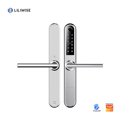 Liliwise Smart Remote Control ล็อคลายนิ้วมือ ไม่มีกุญแจ ป้องกันน้ํา การควบคุมไฟฟ้า ความปลอดภัย ล็อคประตูอลูมิเนียมพร้อมแอพ