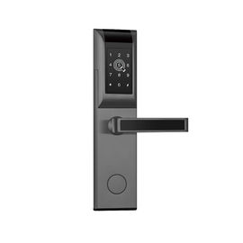 ถูกล็อคประตู Bluetooth ดิจิตอล WiFi สีดำราคาถูกสำหรับอพาร์ทเม้นท์