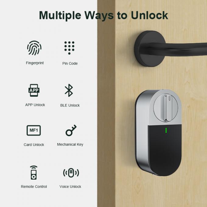 Liliwise OEM ODM Retrofit Smart Lock ล็อคประตูดิจิทัล ล็อคประตูอิเล็กทรอนิกส์ มอเตอร์สล็อคประตูสมาร์ท 1